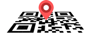 GPS स्थान के लिए QR कोड